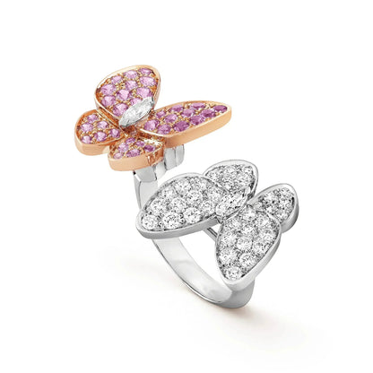 [Am jewelry]TWIN BUTTERFLY DIAMOND RING